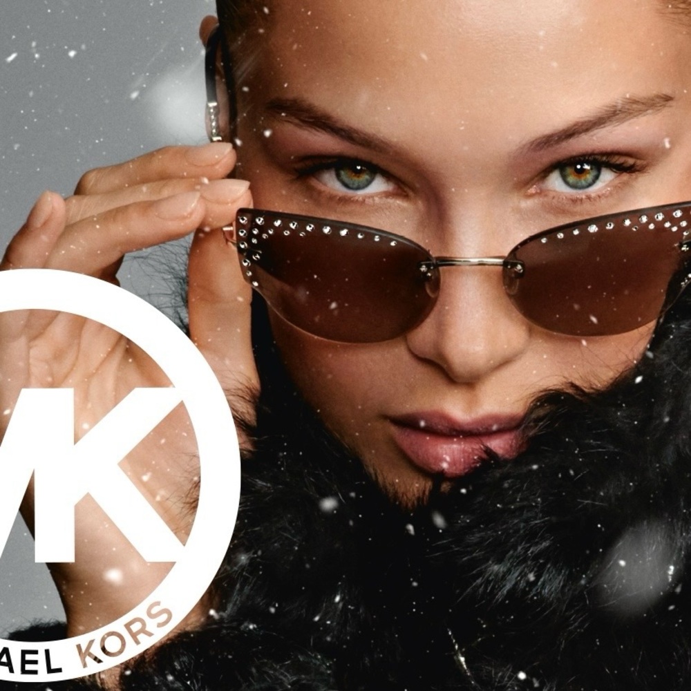 Michael Kors Black Studded Cat-Eye Sunglasses | MK1058B St. Anton - Picture 15 of 15